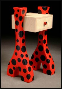 Slingshot Lady Telephone Table